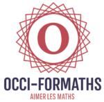 Logo géométrique Occi Fomation pour Occiformaths, animations ludiques autour des maths dans le Tarn
